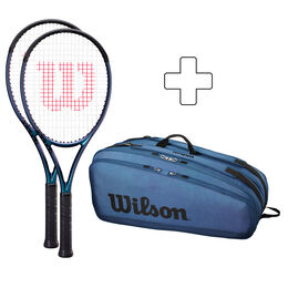 Wilson 2x Ultra 100 V4.0 plus Schlägertasche